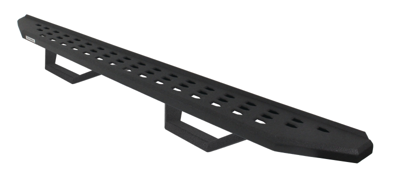 Jeep Wrangler JK RB20 Running Boards with Drop Steps - Go Rhino - Black Bedliner - `07-`18