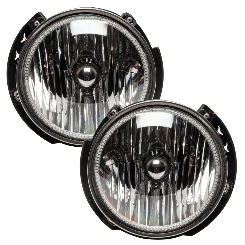 Jeep Wrangler JK Headlight Assemblies - ORACLE Lighting - ColorSHIFT - `07-`16
