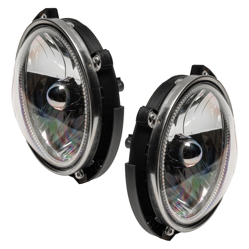 Jeep Wrangler JK Headlight Assemblies - ORACLE Lighting - ColorSHIFT - `07-`16