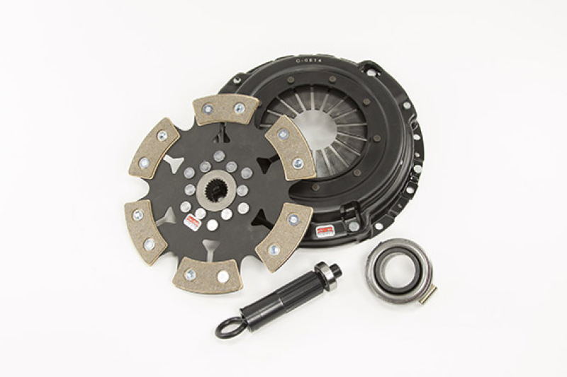 Honda Civic Clutch Kit - Competition Clutch - Stage 4 - 6 Pad Rigid Ceramic, High Torque Sprung Disc - 1.6L - `94-`97