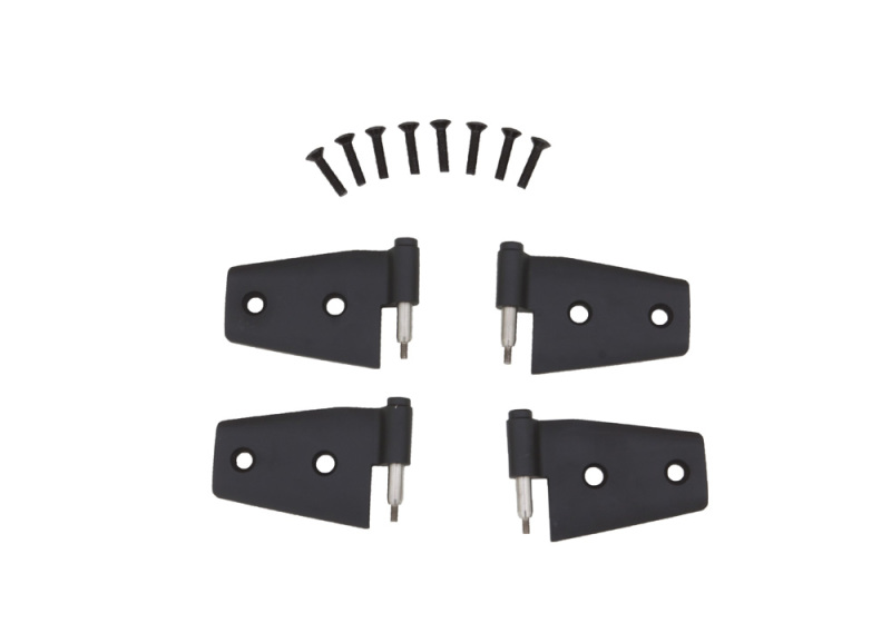 Jeep Wrangler JK Door Hinges - Rampage - Black - `07-`18