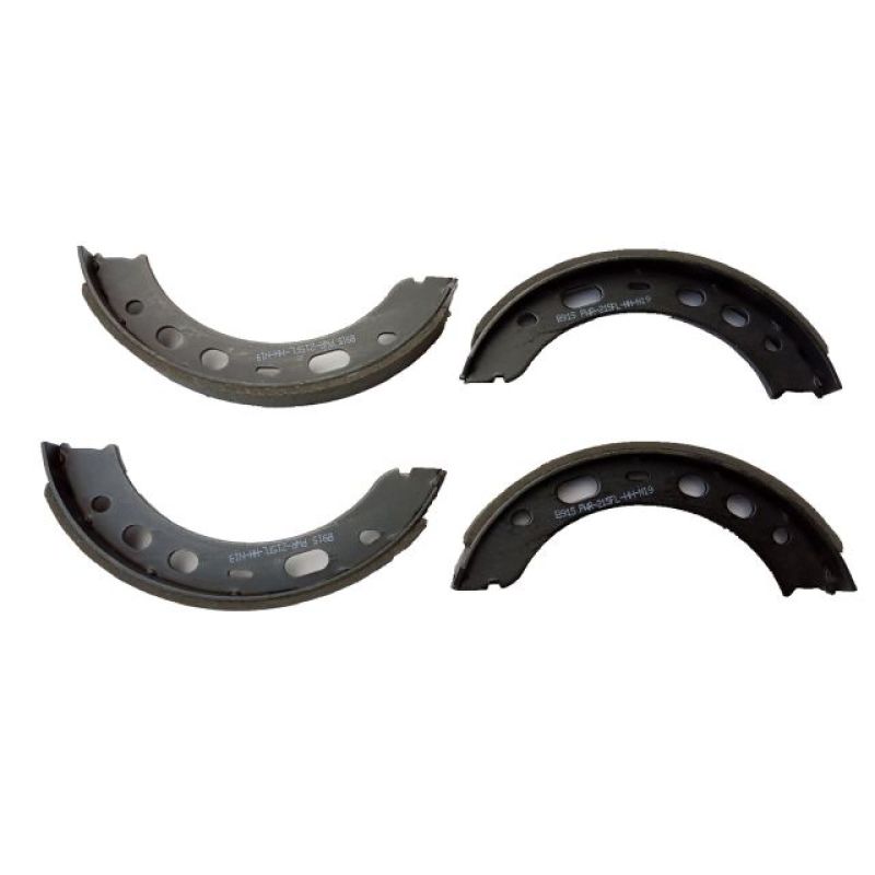 Porsche 911 Autospecialty Parking Brake Shoes - Rear - PowerStop - Precision Cam Ground - Black - `05-`10
