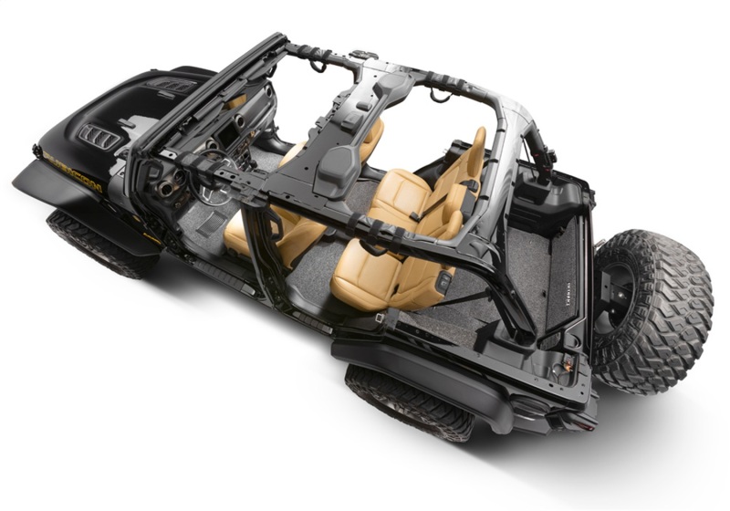 Jeep Wrangler JL Rear Cargo Kit - Rear - BedRug - 2 Door - `18-`23