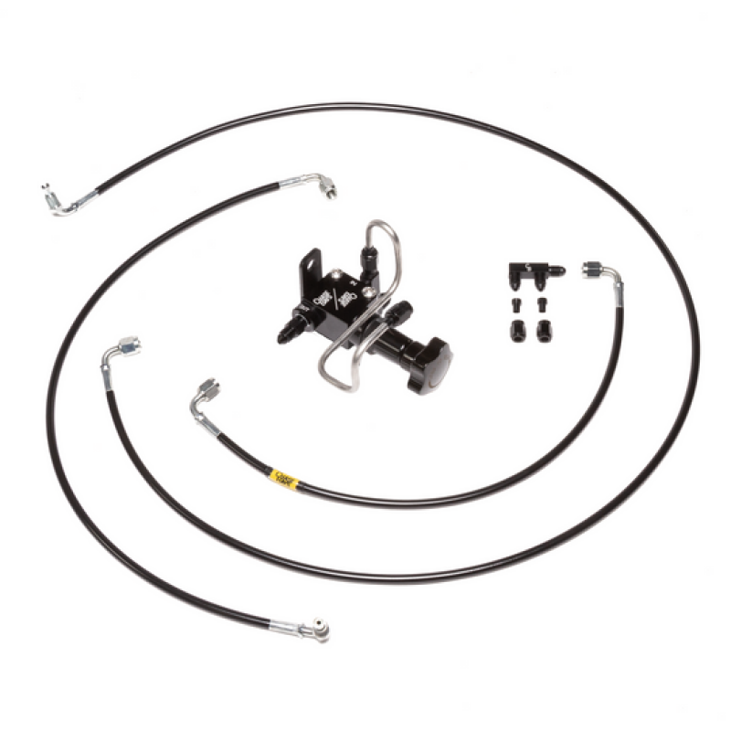 Honda Civic Brake Line Relocation Kits - Chase Bays - Single Piston Brake Booster Delete - `96-`00