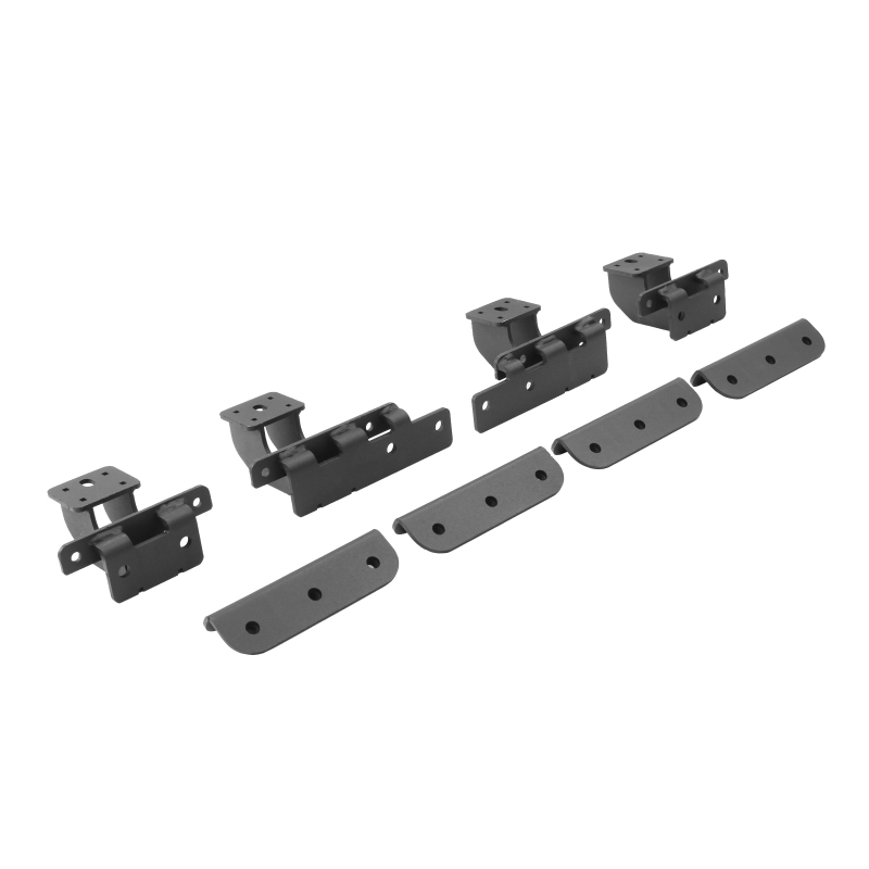 Jeep Wrangler JL Brackets for Dominator Extreme SideSteps - Go Rhino - Dominator Xtreme - Textured Black - `18-`20