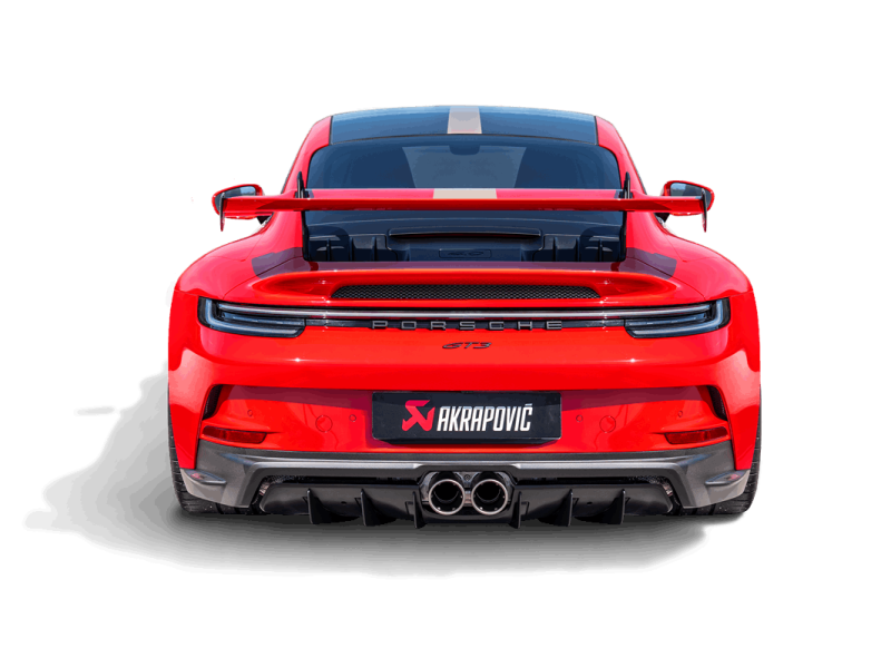 Porsche 911 Diffuser - Rear - Akrapovic - Carbon Fiber - Matte - `21-`22