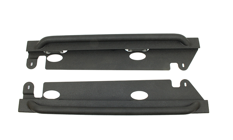 Jeep Wrangler JK Rock Slider - Fishbone Offroad - Black Textured Powdercoat - `07-`18