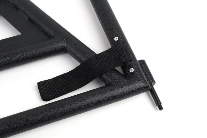 Jeep Gladiator Tube Doors - Front - Fishbone Offroad - FB24087 - Black textured - 2020