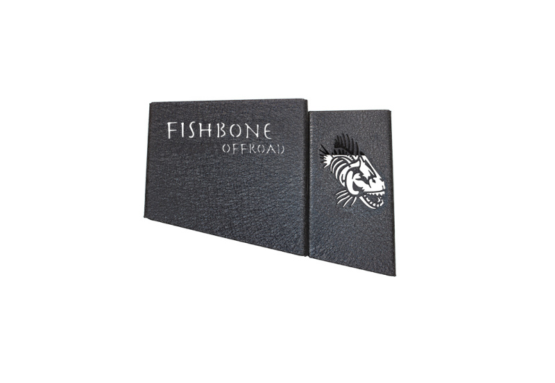 Jeep Wrangler JL Wheel Well Storage - Driver Side - Fishbone Offroad - Black - 2018