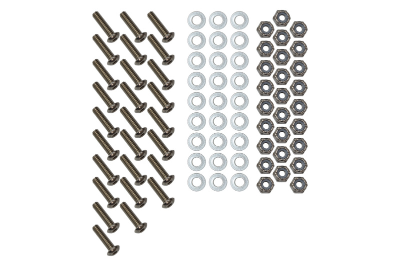 Jeep Wrangler JK Hood Louver - Fishbone Offroad - Black - `07-`18