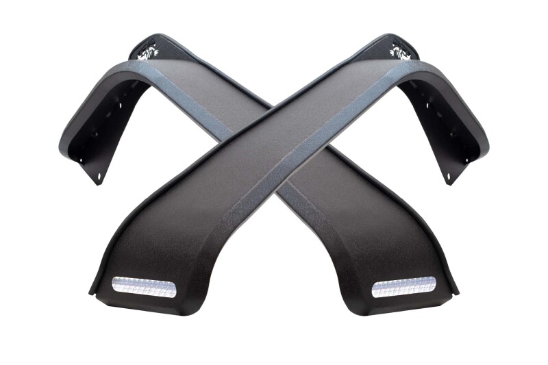 Jeep Gladiator Fender Flares - Front - Fishbone Offroad - Alum - Black - 2020+