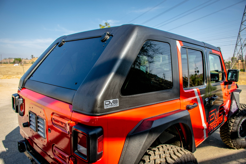 Jeep Wrangler JL Hard Top - DV8 Offroad - Fastback - Textured Black - 2018