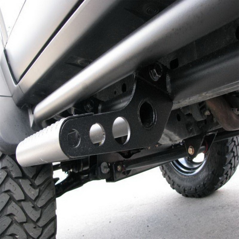 Jeep Wrangler JK RKR Step System - N-Fab - Full Length - Textured Black - `07-`18