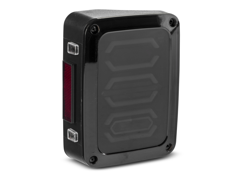 Jeep Wrangler JK LED Taillights - Raxiom - Black - `07-`18