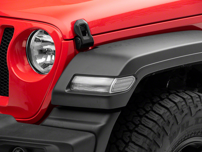 Jeep Wrangler JL Fender Flare Marker Lights - Front - Raxiom - Axial Series - Clear - `18-`23