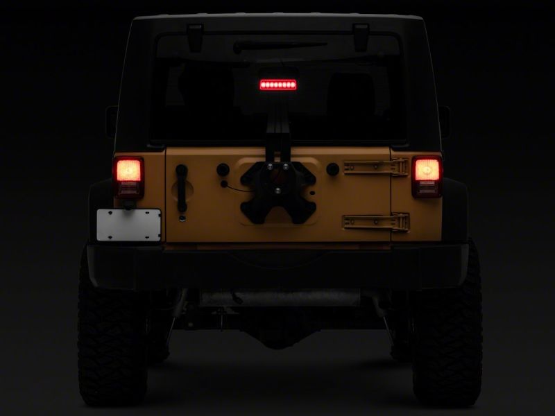Jeep Wrangler JK Third Brake Light - Raxiom - Hyper Flash LED - Red - `07-`18