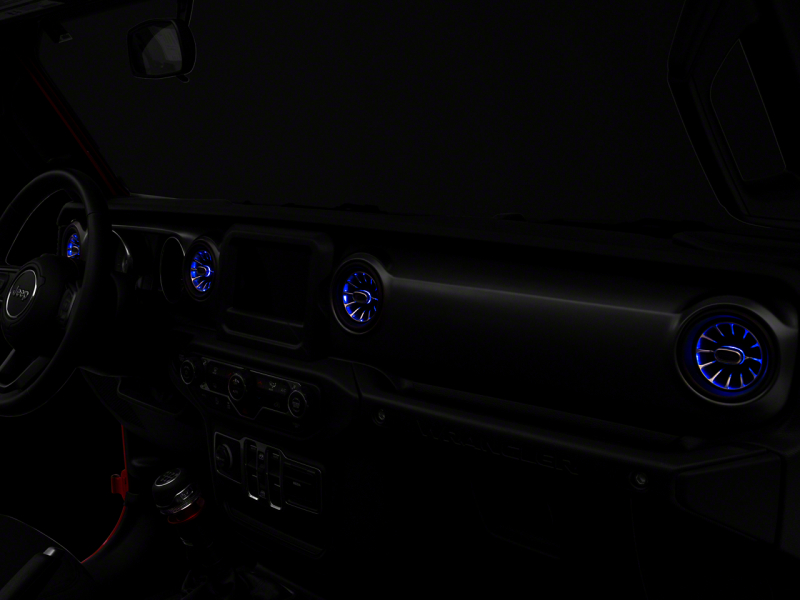 Jeep Wrangler JL LED Ambient Vent Lighting Kit - Raxiom - `18-`23