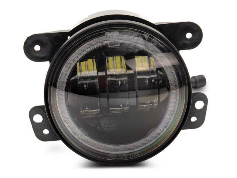 Jeep Wrangler JK Fog Lights - Raxiom - Axial Series 4-In LED - RGB Halo - `07-`18