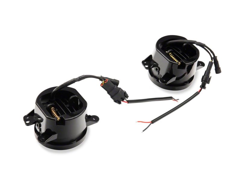 Jeep Wrangler JK Fog Lights - Raxiom - Axial Series 4-In LED - RGB Halo - `07-`18