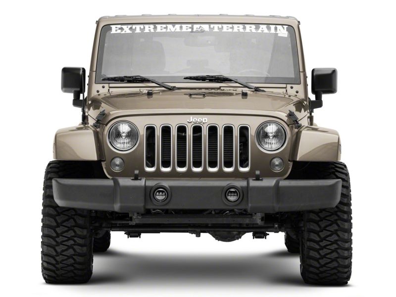 Jeep Wrangler JK Fog Lights - Raxiom - Axial Series 4-In LED - RGB Halo - `07-`18