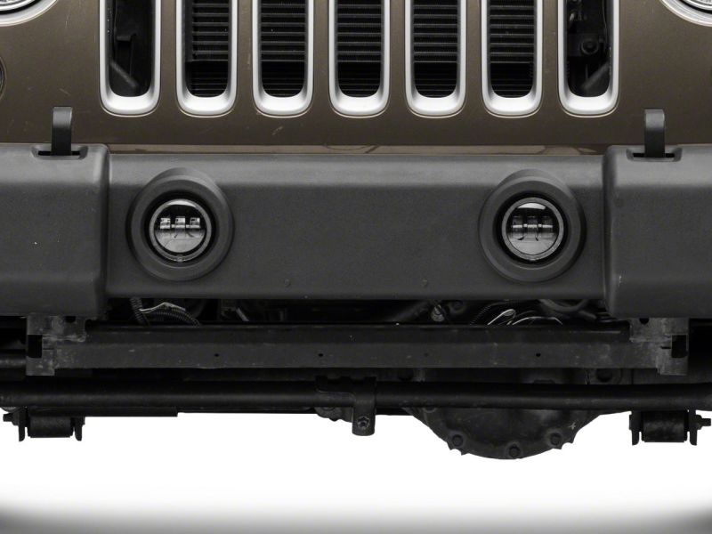 Jeep Wrangler JK Fog Lights - Raxiom - Axial Series 4-In LED - RGB Halo - `07-`18