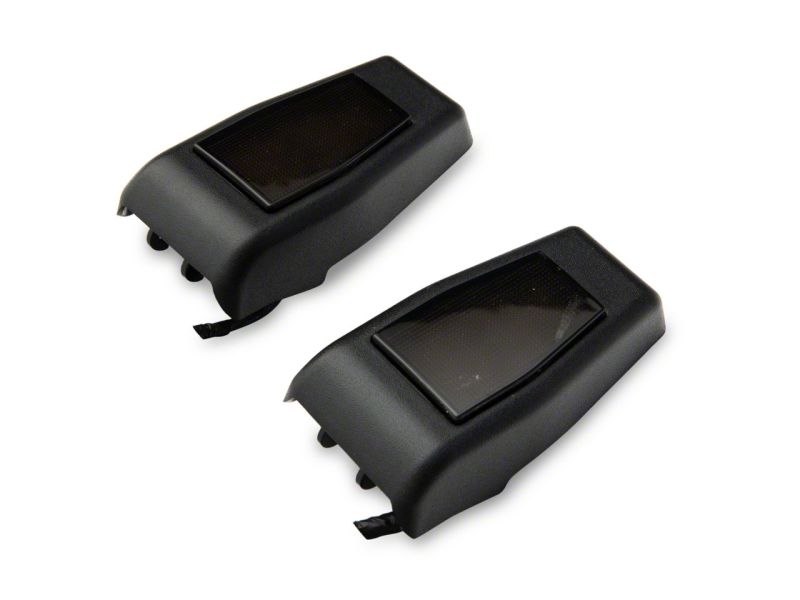 Jeep Wrangler JK Rear Window Glass Hinge LED Lights - Rear - Raxiom - Axial Series - Black - `07-`18