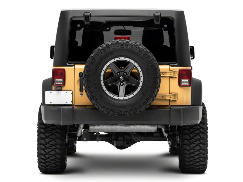 Jeep Wrangler JK Rear Window Glass Hinge LED Lights - Rear - Raxiom - Axial Series - Black - `07-`18