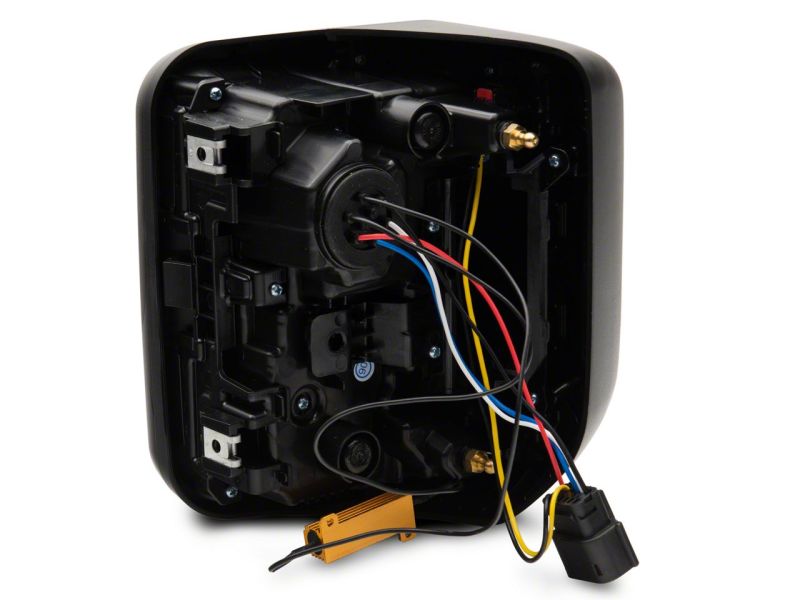 Jeep Gladiator Taillights - Rear - Raxiom - Factory Halogen LED, Black Housing - Smoked - `20-`23