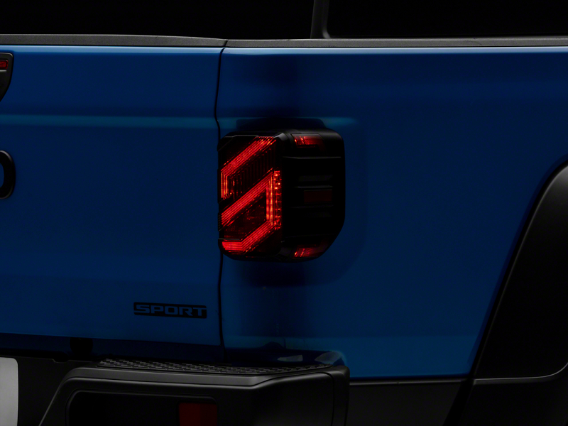 Jeep Gladiator LED Taillights - Rear - Raxiom - Axial Series - Smoked - `20-`23