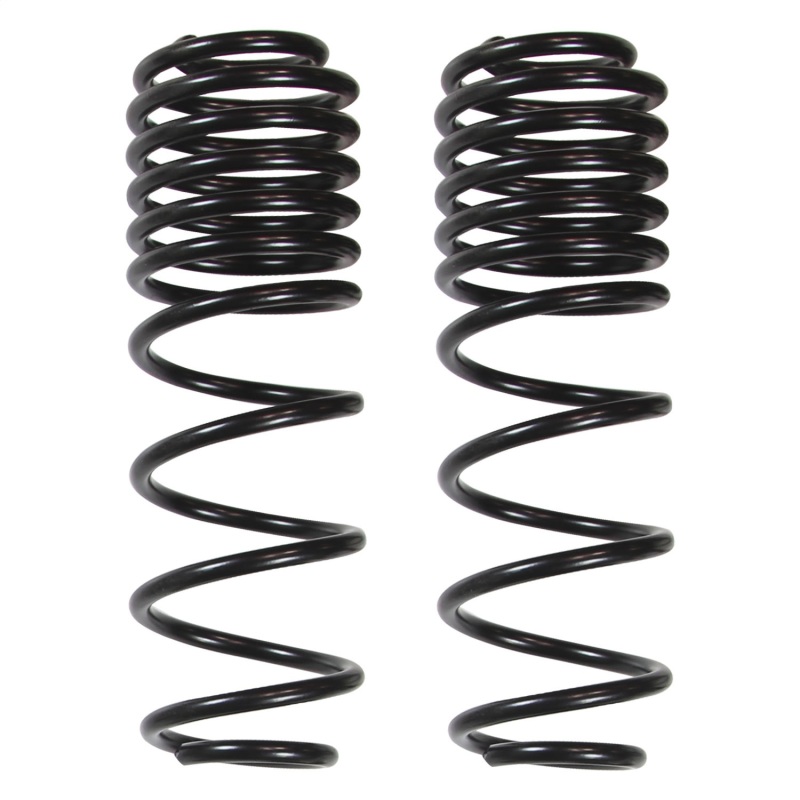Jeep Wrangler JL Coil Springs - Rear - Skyjacker - Dual Rate Long Travel - Black - 2018
