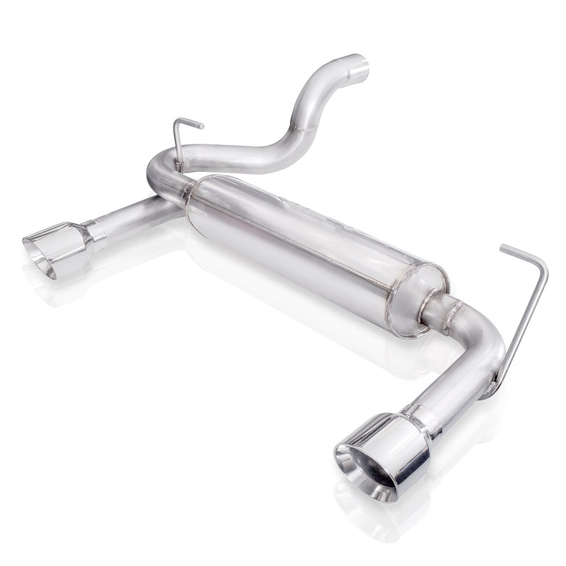 Jeep Wrangler JL Axle Back Exhaust System - Rear - Stainless Works - Factory Connect - 3.6L - 2018