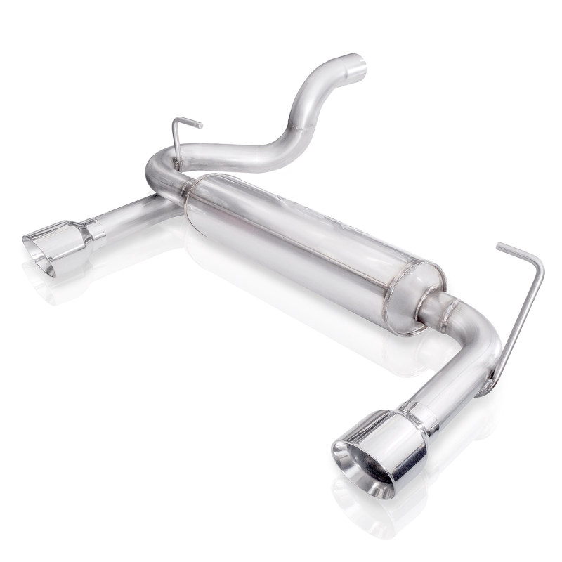 Jeep Wrangler JL Axle Back Exhaust System - Rear - Stainless Works - Factory Connect - 3.6L - 2018