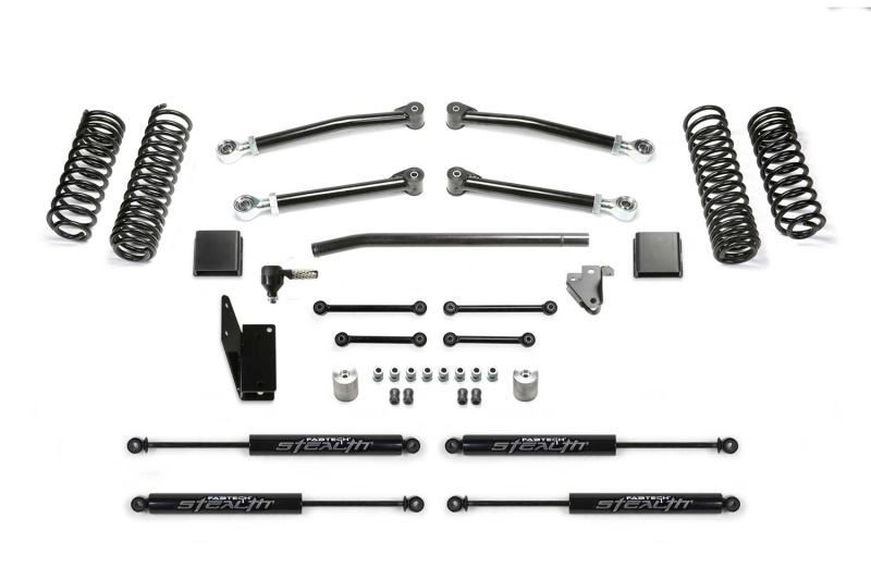 Jeep Gladiator Suspension Lift Kit - Fabtech - 3in Trail w/Stealth - 6 Cyl - `20-`21