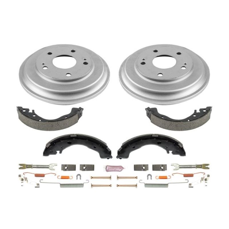 Honda Civic Drum Brake Kit - Rear - PowerStop - Autospecialty Drum Kit - `06-`11