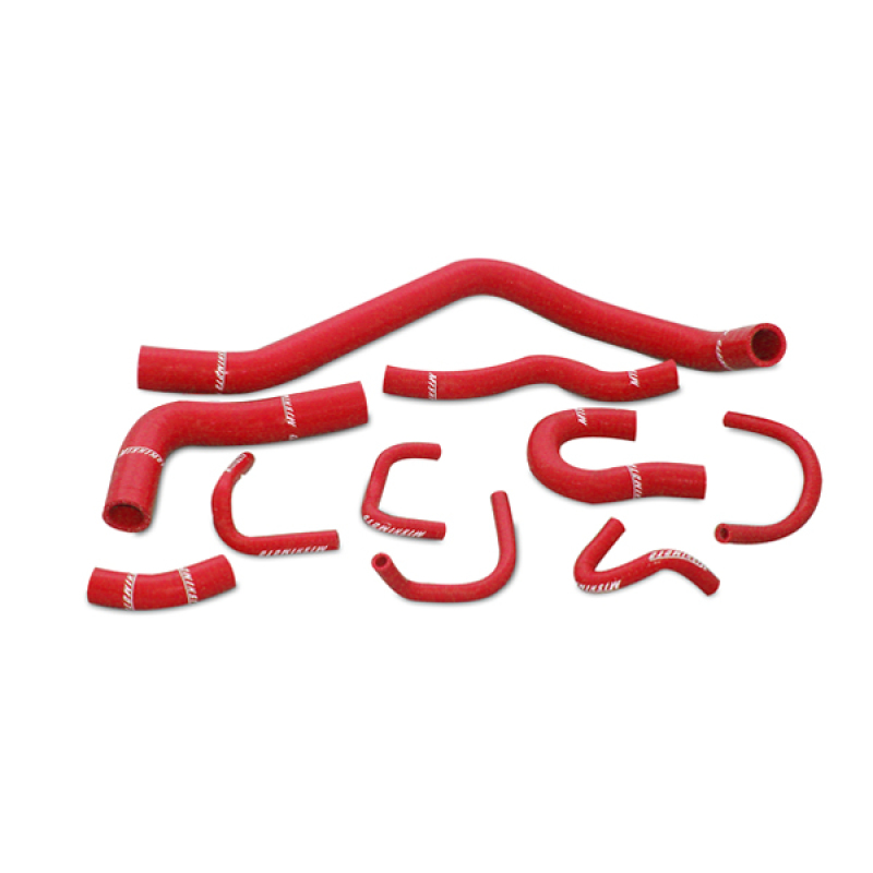 Honda Civic Radiator Hose Kit - Mishimoto - Red - 1.5 Liter, 1.6 Liter - `88-`91