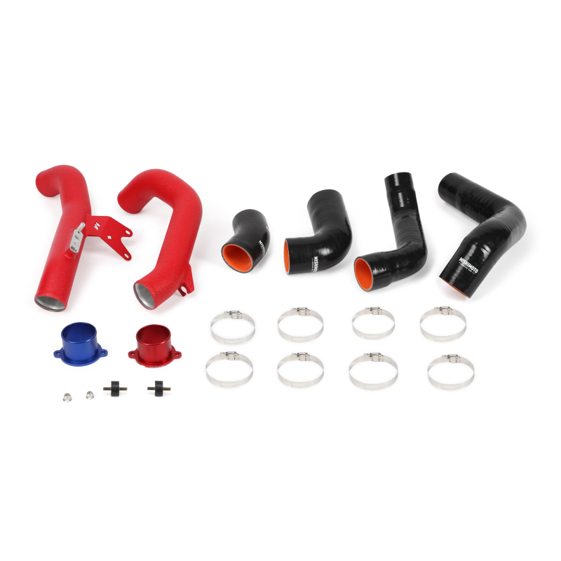 Honda Civic Performance Intercooler Pipe Kit - Mishimoto - Mishimoto - Wrinkle Red - 1.5T - `16-`21