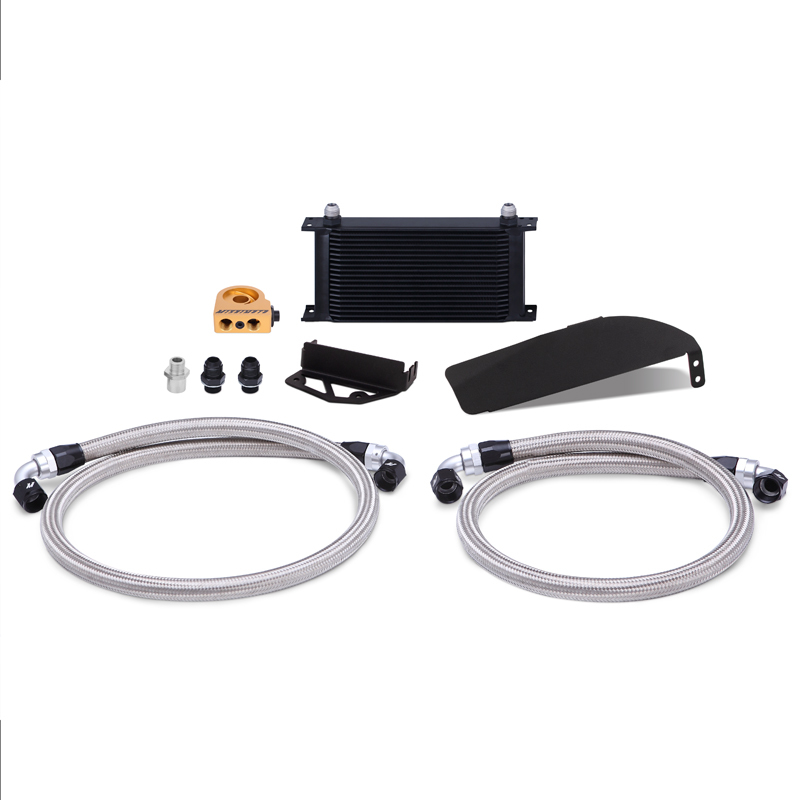 Honda Civic Oil Cooler Kit - Mishimoto - Direct Fit - Black - K20C1 - `17-`21