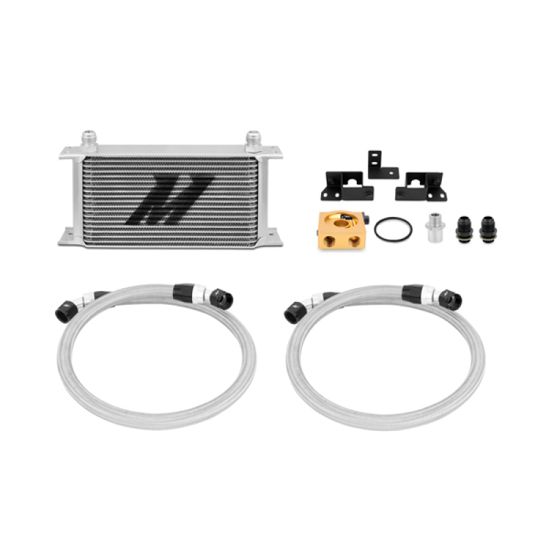 Jeep Wrangler JK Oil Cooler Kit - Mishimoto - Thermostatic - 3.8L - `07-`11