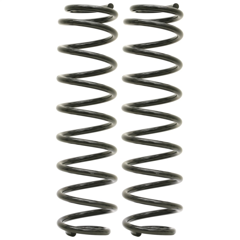 Jeep Gladiator Coil Springs - Front - RockJock - 3.5in Lift - Gloss Black - 3.6L