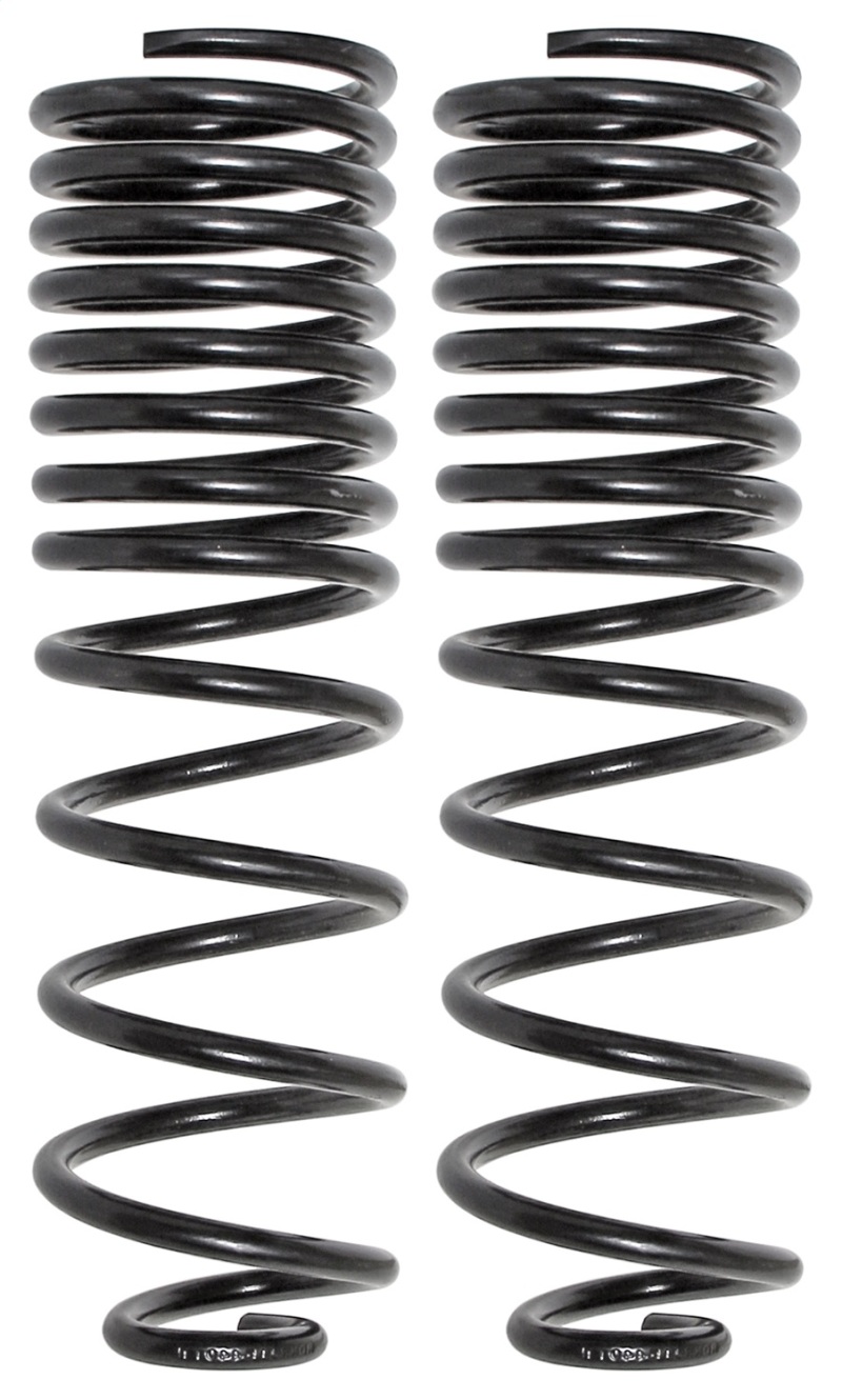 Jeep Gladiator Coil Springs - Rear - RockJock - 3.5in Lift - Gloss Black - 3.6L