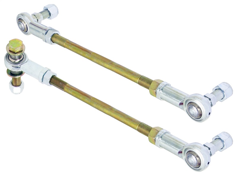 Jeep Gladiator Sway Bar Endlinks - Front - RockJock - Antirock, Adjustable, 8.5 in. Long Rods w/ Heim Joints