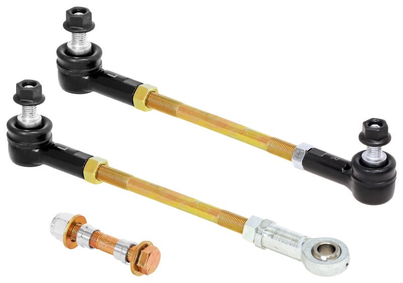 Jeep Gladiator Sway Bar End Link Kit - Front - RockJock - Adjustable 8.5 in. Long Rods