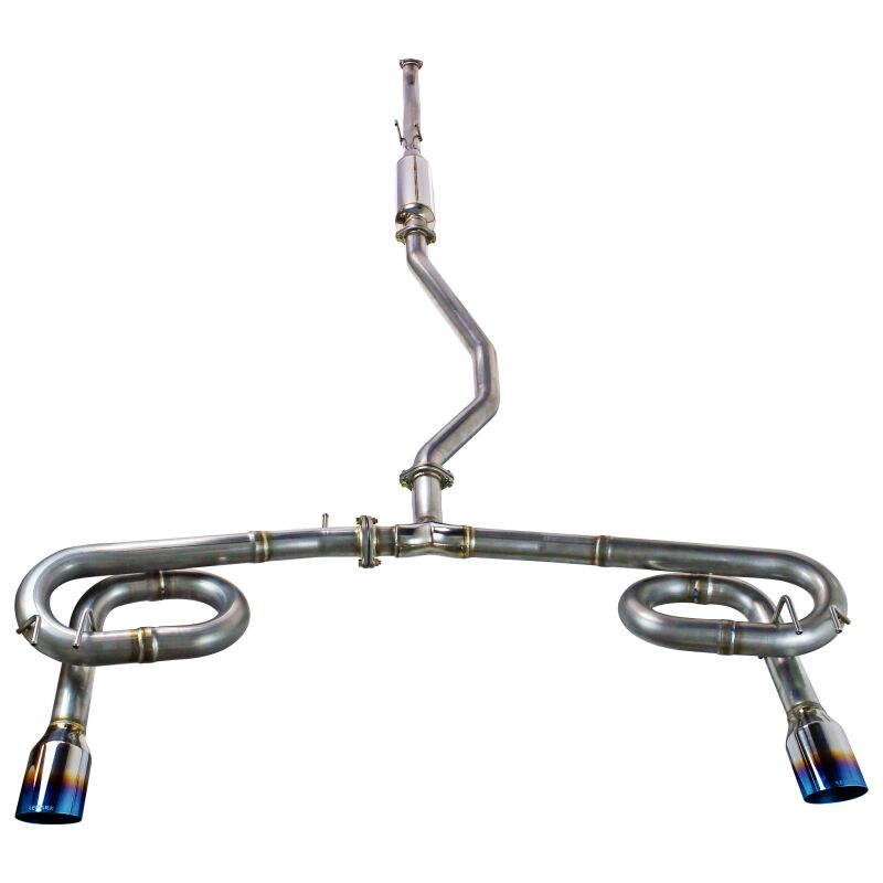 Honda Civic Performance Exhaust - Remark - Catback Dual - Burnt Stainless Steel - 2022+