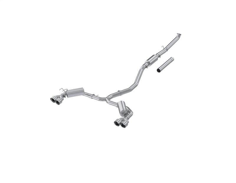 Honda Civic Performance Exhaust - Rear - MBRP - Cat Back, Dual Split Rear, Armor Lite, Swappable Resonator And Straight Mid-Pipe - 1.5L - `22-`24