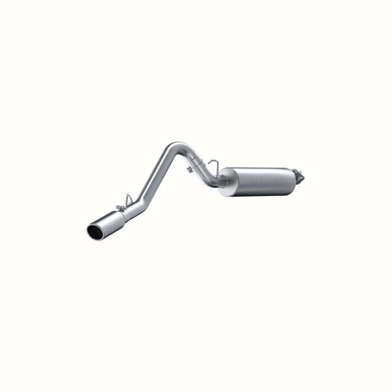 Jeep Wrangler JK Catback Exhaust - Single Side - MBRP - Armor Lite - `00-`06