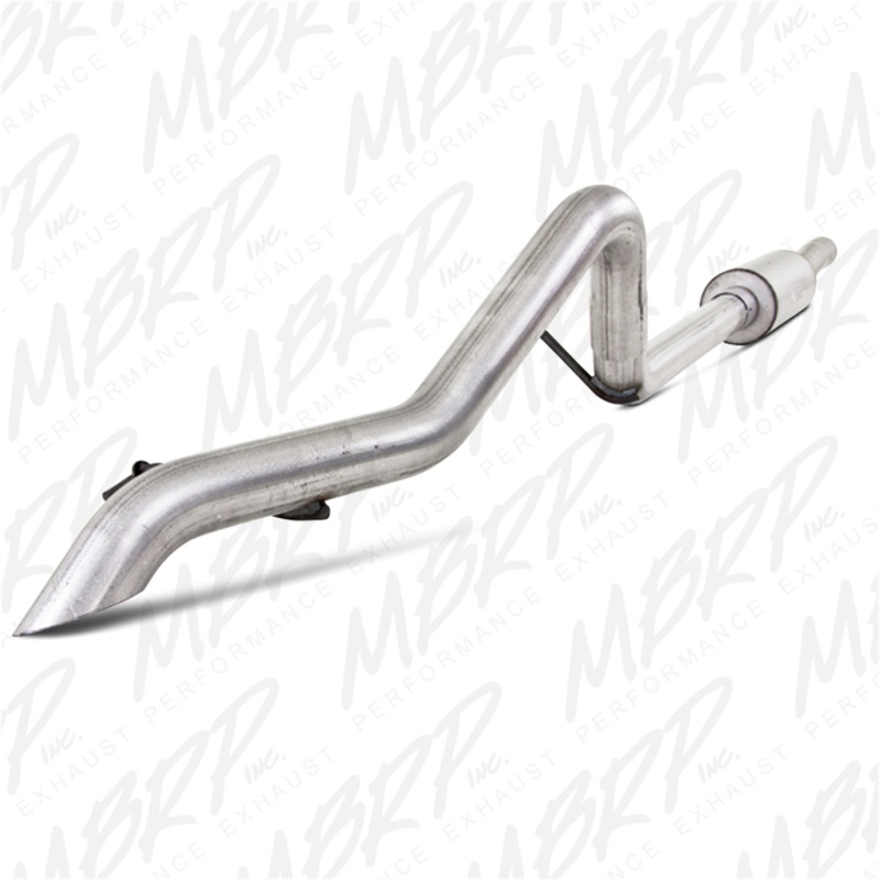 Jeep Wrangler JK Axle Back Exhaust - Rear - MBRP - AL - 3.8L V6 - `07-`09