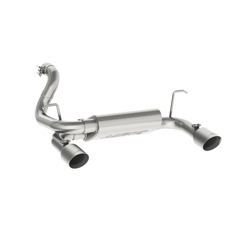 Jeep Wrangler JL Axle Back Exhaust System - Rear - MBRP - Armor Lite - 3.6L V6 - 2018
