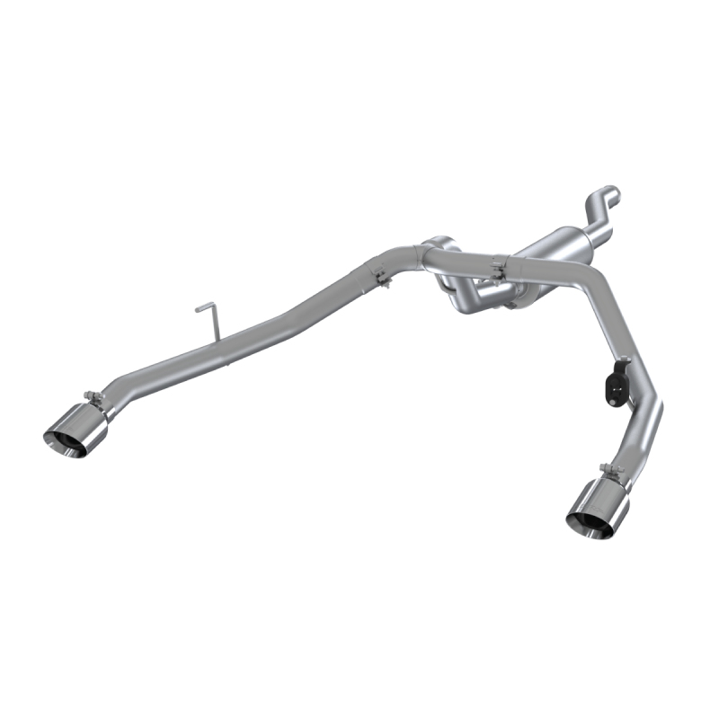 Jeep Gladiator Performance Exhaust - Dual Rear - MBRP - Cat Back 304 Stainless Steel - 3.6L - 2020+