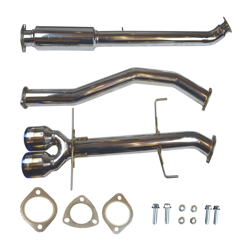 Honda Civic Performance Exhaust - Injen - Cat-Back, SES TT Edition - Burnt Titanium - 1.5L Turbo - `17-`20