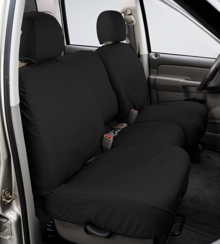 Jeep Gladiator Seat Covers - Front - Covercraft - Electric Polycotton SeatSaver - Charcoal - 2024+